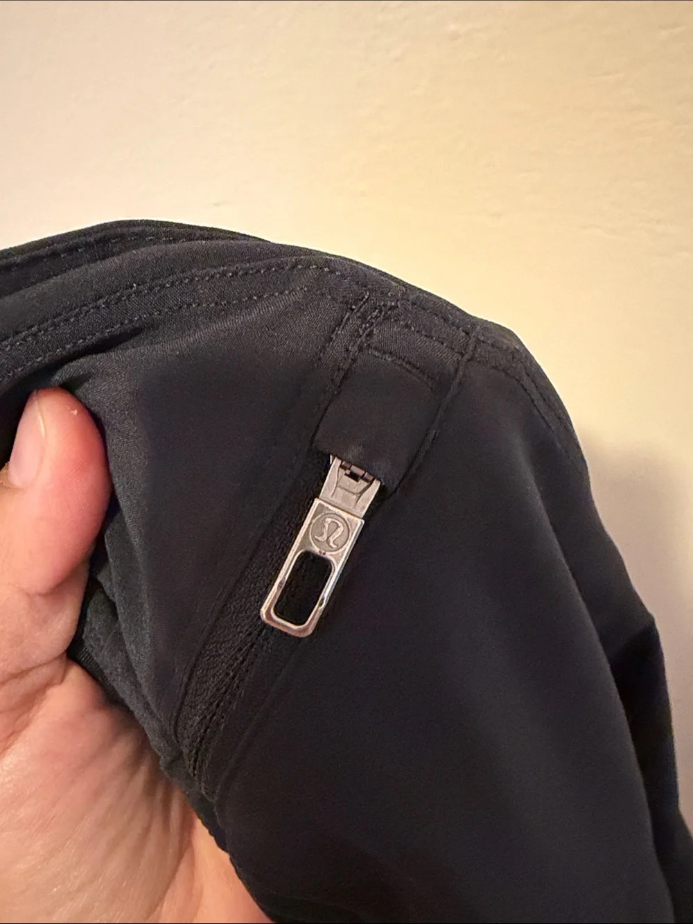 lululemon athletica Black Men's Athletic Shorts with Zipper Pocket